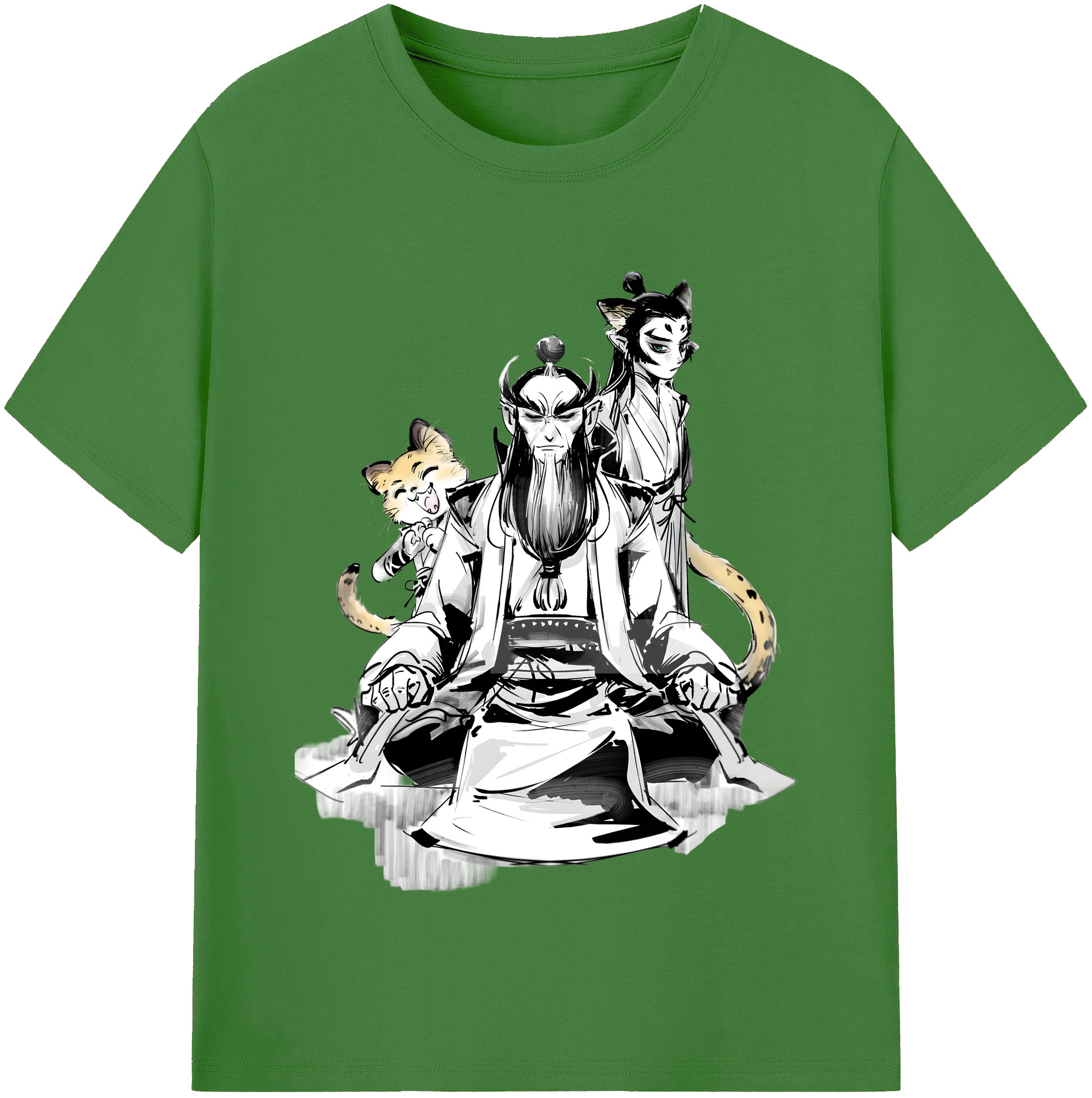 （画像用） Ne Zha 2 ナタ 魔童の大暴れ レディースカジュアルプリントTシャツ（綿100％）